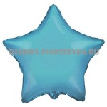 Фольгированный шарик без рисунка Звезда METALLIC BLUE 18"/45см.