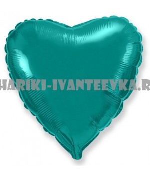 Фольгированный шар (18''/46 см) Сердце, Тиффани, 1 шт.